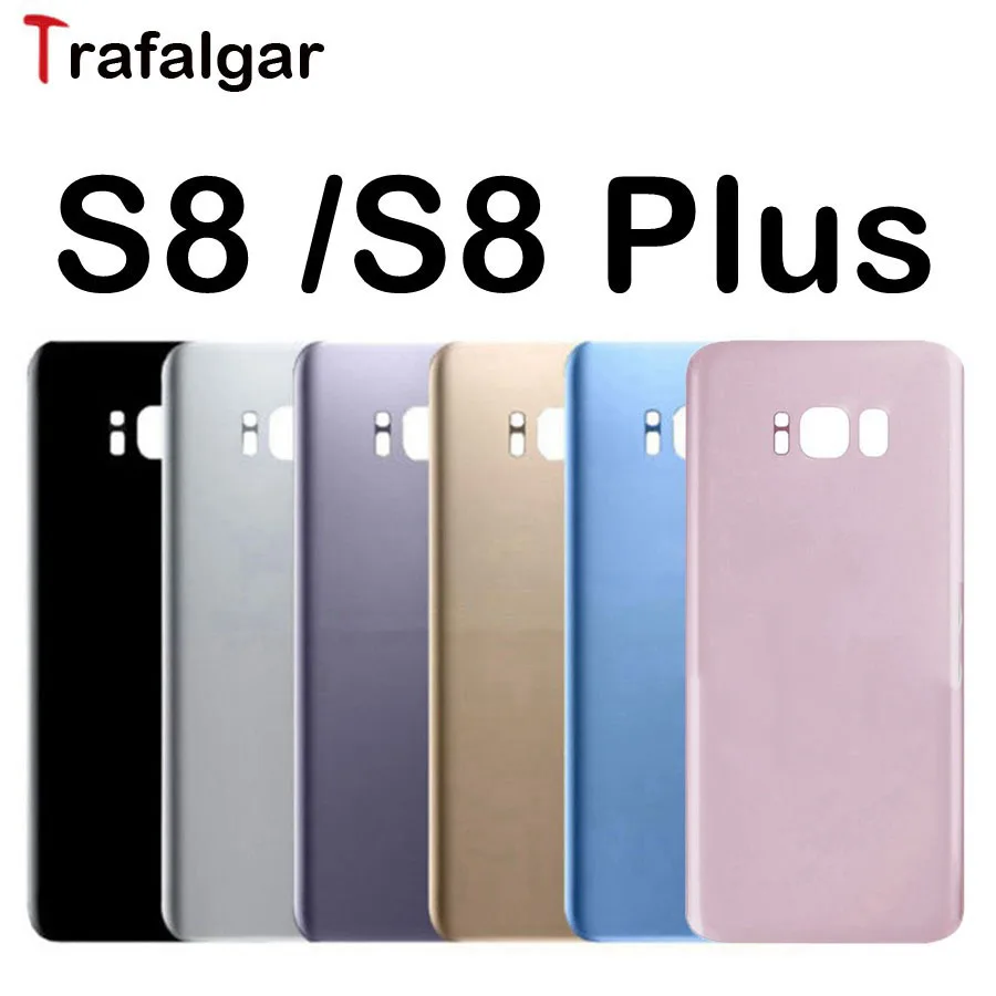Задняя стеклянная крышка батарейного отсека для 5 8 &quotSAMSUNG Galaxy S8 Plus задняя замена