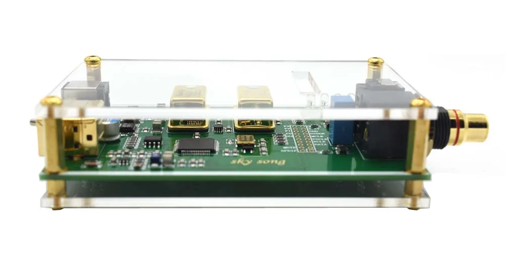Lusya XMOS XU208 асинхронный USB коаксиальный волоконный выход цифровой интерфейс IIS DSD256 spdif dop64 с акриловым листом A6-018