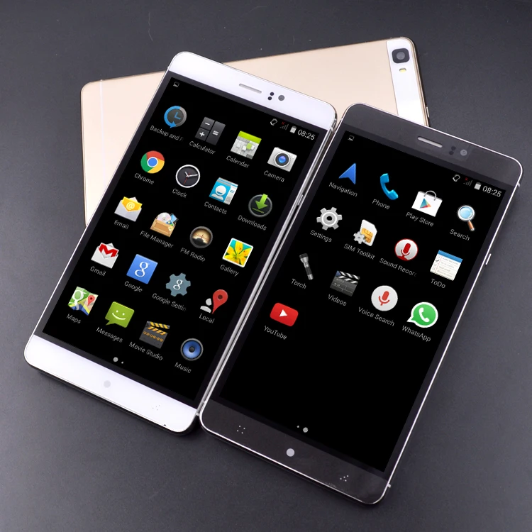 6 Дюйм(ов) Разблокирована 3 Г MTK6580 Quad Core Смартфон Android 4.4 RAM 512 МБ ROM 4 ГБ WCDMA Мобильного