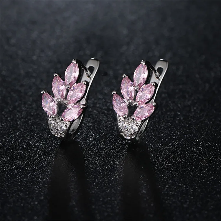 Женские серьги с фианитом 2 пары|earrings for women|fashion earrings womenearrings women fashion |