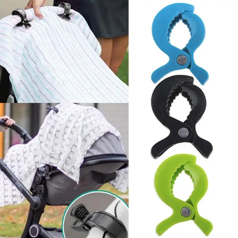 1/2pcs Baby Colorful Car Seat Accessories Plastic Pushchair Toy Clip Pram Stroller Peg To Hook Cover Blanket Mosquito Net Clips