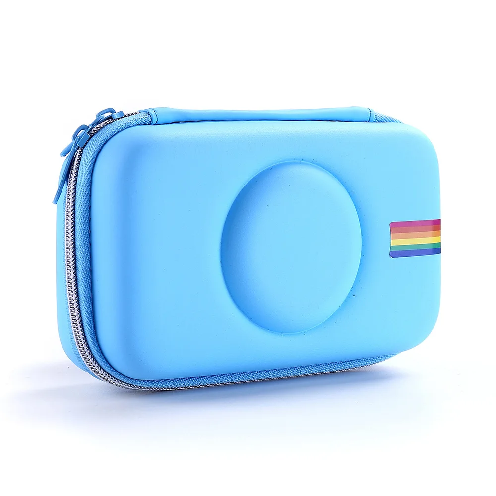 Blue bag Портативный защитный чехол для поляроидная Привязка сенсорная камера ударопрочный EVA водонепроницаемый чехол Ретро камера сумка для хранения на открытом воздухе - Цвет: Blue bag