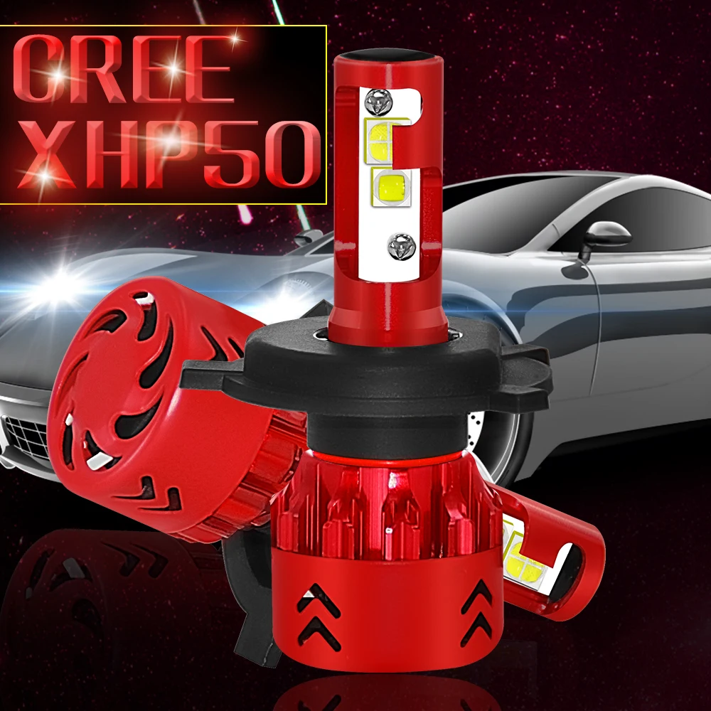 Светодиодный налобный фонарь EURS светодиодный H4 H7 H8 H9 H11 9600LM 40 Вт s M7 9005 HB3 9006 HB4 12 В 24 |