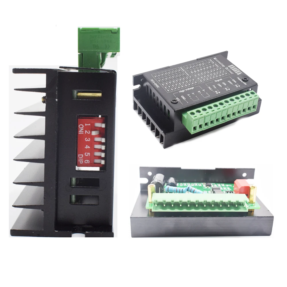TB6600 Upgraded Version 0.5-4.0A 9-42VDC 32 Segments NEMA17/23/34 Stepper Motor Driver for Wood Router Machin Milling Kits | Обустройство