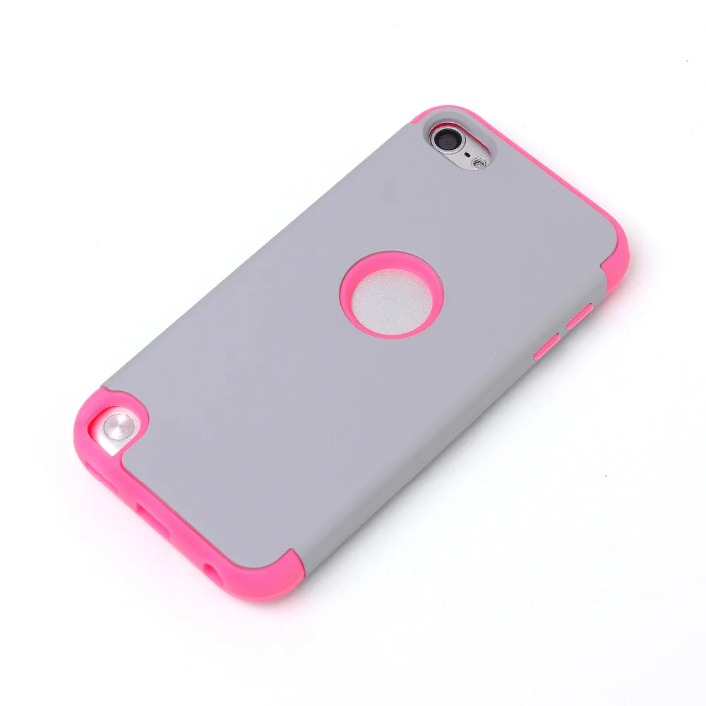 LUCKBUY Новый стильный Гибридный Силиконовый чехол 3 в 1 для ipod touch 5 6 7 5th 6th 7th Generation