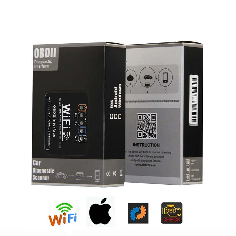 Elm327 Wi Fi OBD2 V1.5 аппаратный диагностический сканер для автомобилей инструмент