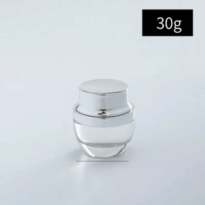 30g Cream Jar 20 г, 30 г, 50 г, 20 мл, 30 мл, 50 контейнеры для косметики, мл бутылка Стекло брызга насоса с дозатором для упаковки 100 мл 120 многоразовая бутылка баночка для крема - Цвет: 30g Cream Jar