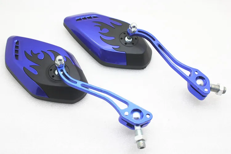 retrovisor moto Motorcycle Accessories One Pair Motor Rearview Mirror Scooter Parts For Suzuki Kawasaki Honda Yamaha | Автомобили и