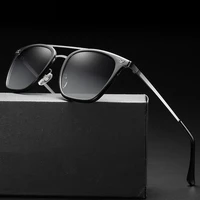 new classic retro reflective sunglasses men women polarized metal frame square eyewear sun glasses man uv400 oculos de sol gafas