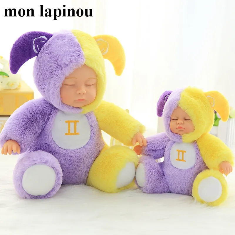 Kawaii куклы младенцы reborn двенадцать созвездий Bjd bebe кукла tuffed Дети Плюшевые игрушки