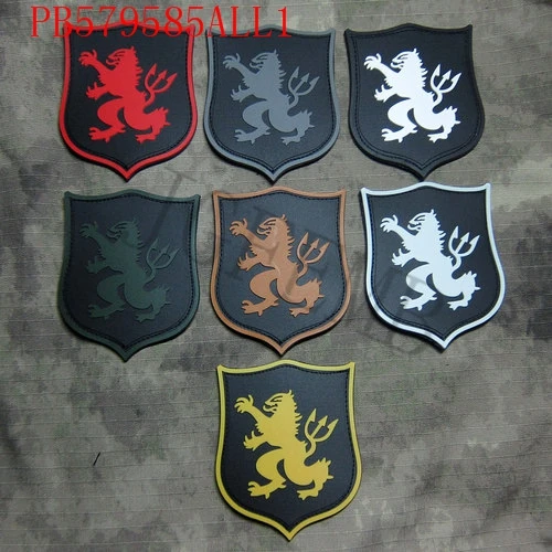 DEVGRU военные тактические 3Д нашивки из ПВХ для морального духа Золотая команда Рен