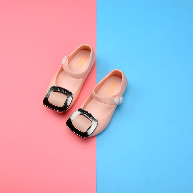 Melissa Mini девушки сандалии обувь узел обувь кристалл желе сандалии детская обувь с круглым открытым носком обувь