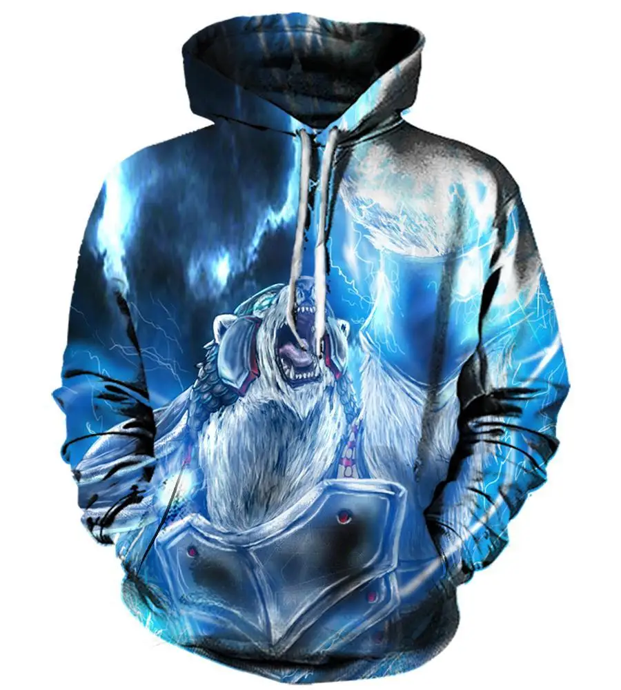 LOL-222 Hoodie Sweatshirt 3d Print Hoodies League of Legends Men Women Autumn Loose Thin Skull 3D Sweatshirts Mens Pullover Lovers Gift - Цвет: LOL-222