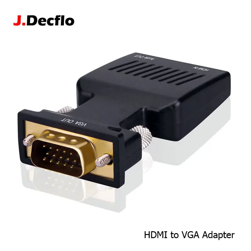 1080 P адаптер hdmi vga цифровой аналоговые аудио и видео конвертер кабель для ПК