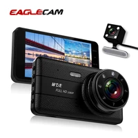 dash cam dual lens car dvr two camera t688 fhd 1080p 4 ips front rear back views dvrs night vision video recorder registrator