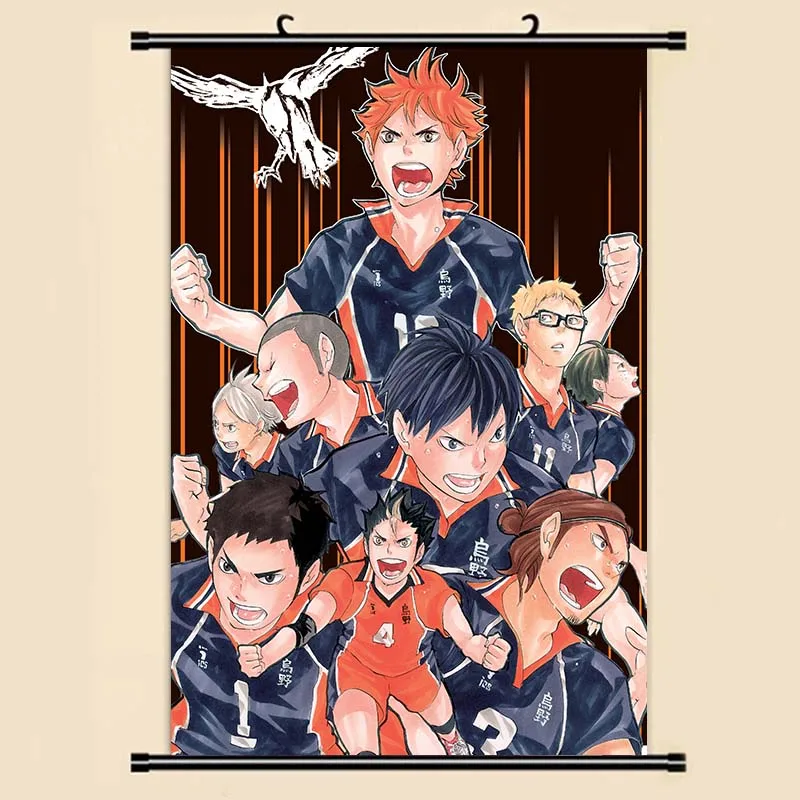 Аниме Манга Haikyuu! Настенные свитки живопись 40x60 картина обои наклейки плакат 001