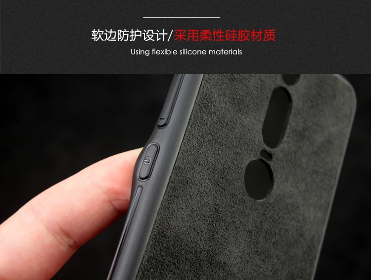 Итальянский замшевый как тканевый кожаный чехол для huawei mate RS 20 9 10 Pro 20X Чехлы кожаные оболочка роскошный Капа
