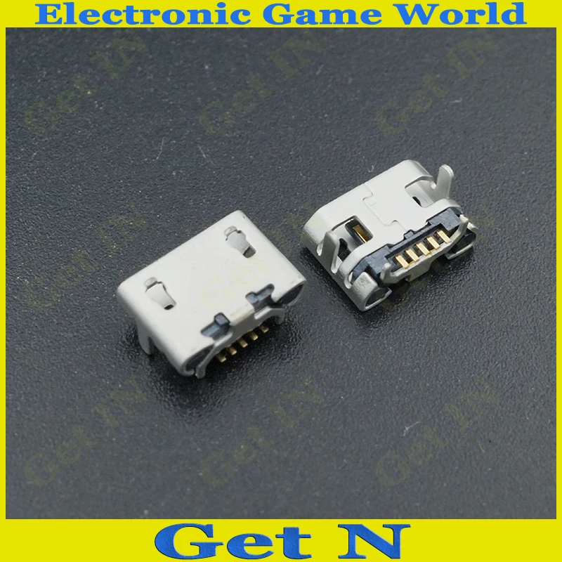 5P 5 контактный разъем Micro USB Коннектор с большим Ox рожком для нетбука/планшетного