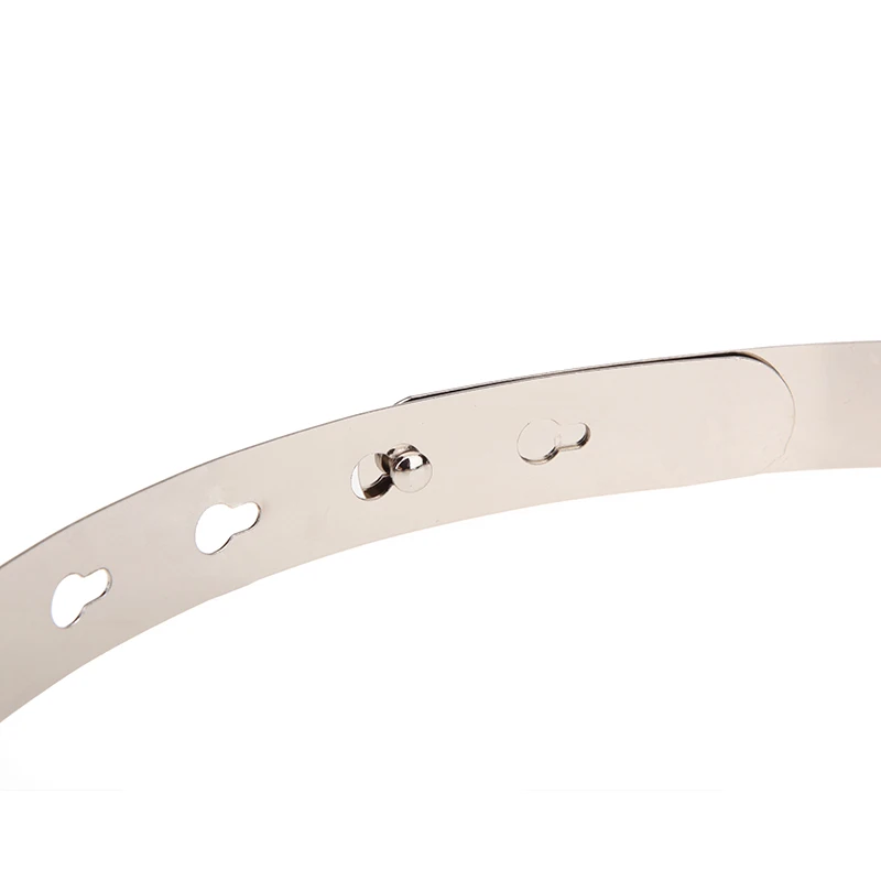 Роскошные полностью металлические поясные цепные ремни для женщин зеркальный