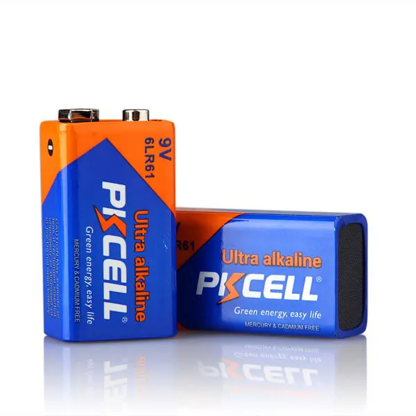 PKCELL 10 шт./лот батарея 1604G-S1 6LR61 9V PPP3 1604A Щелочная сухая неперезаряжаемые батареи для