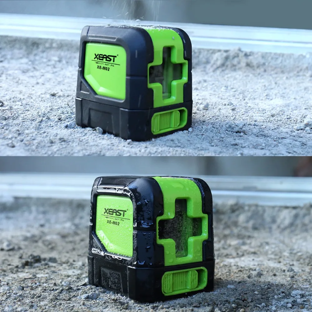 XEAST 2 линии лазерный уровень самонивелирующийся (4 градуса) зеленый красный луч