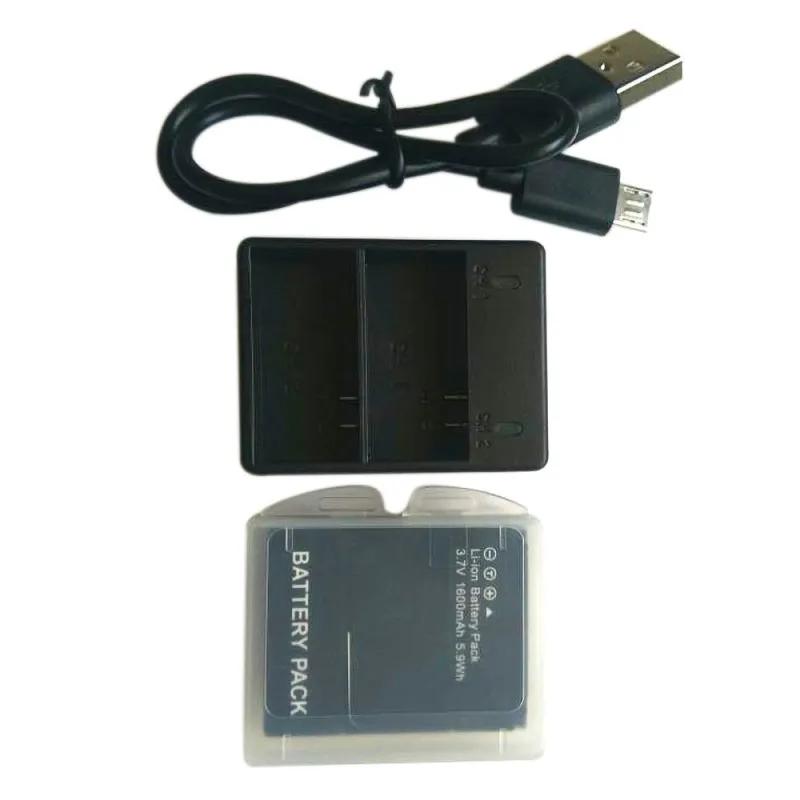 3,7 V для Gopro Hero 3 батарея AHDBT-301 Hero3 батарея USB двойное зарядное устройство чехол батарея для GOPRO 3+ 302 аксессуары для экшн-камеры