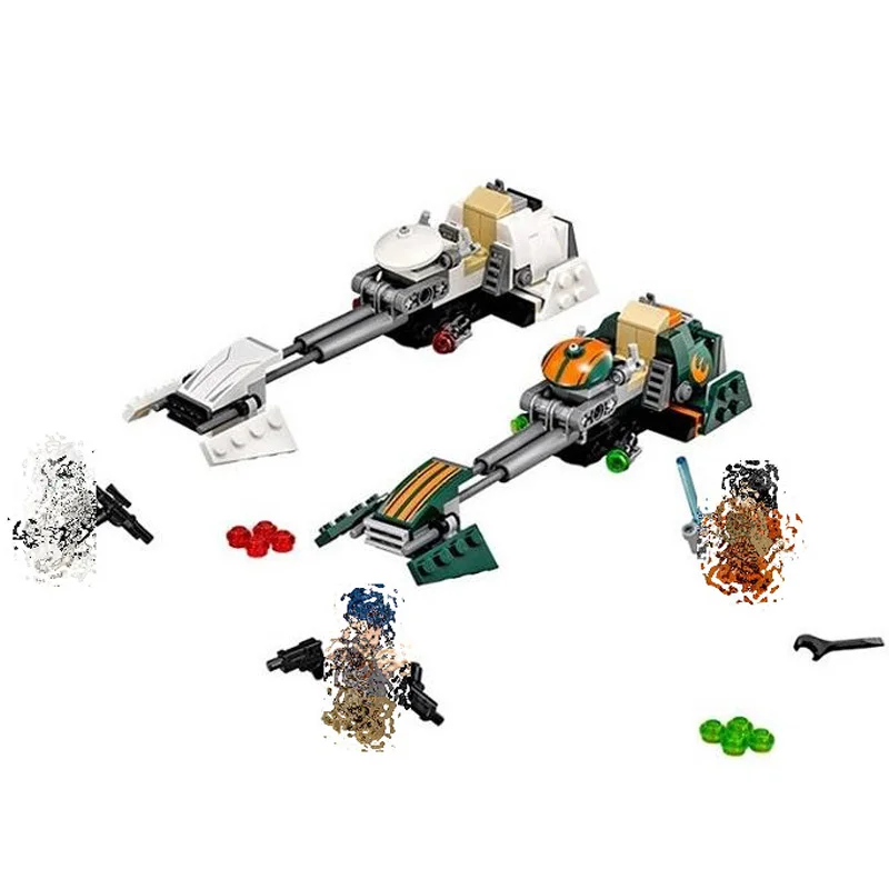 Bela 10369 Rebels Star plan Ezra's Speeder строительные блоки для велосипеда просветленные