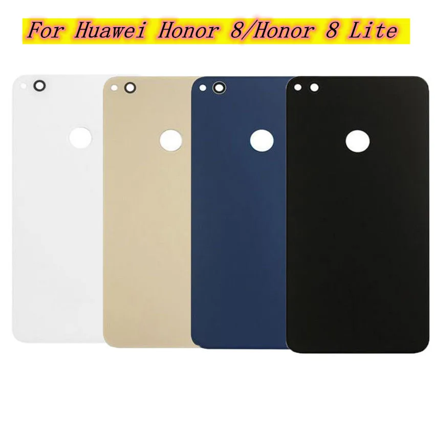 Заднее стекло для Huawei Honor 8 Lite Задняя стеклянная крышка задняя корпуса панель