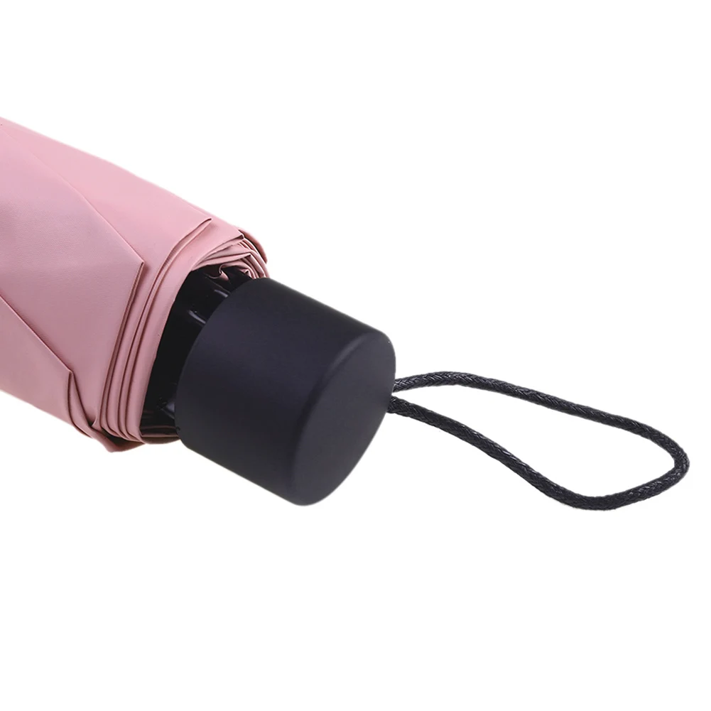 Water Color Changing Triple Folding Umbrella English Letter Rain Sun Parasol New