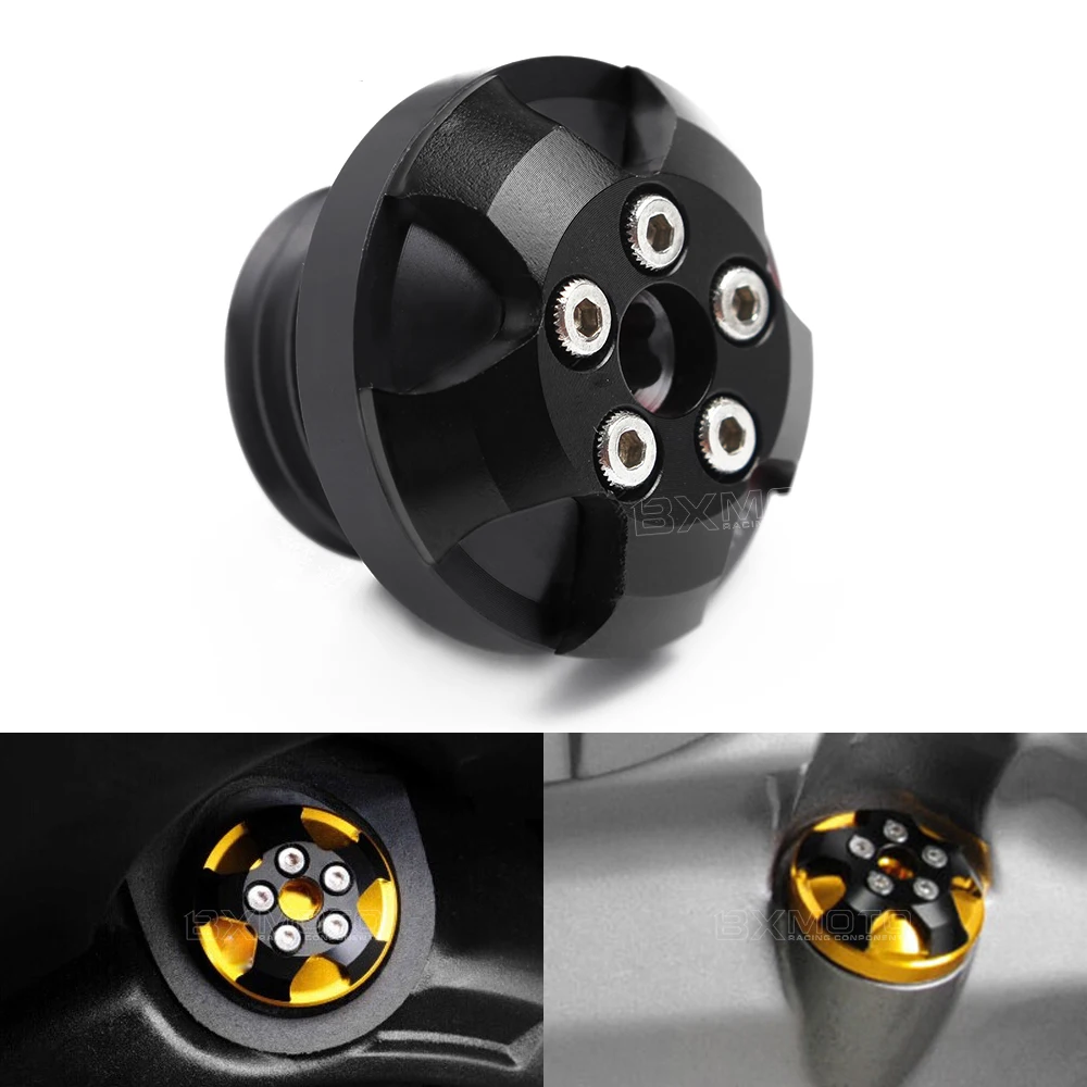 

M20*2.5 CNC Aluminum screw motorcycle Magnet Engine Oil Filler Cap Fuel Fill Tank Cover for HONDA yamaha suzuki kawasaki Triumph