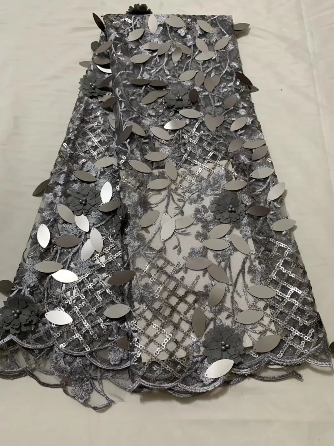 Новинка 2019 французское нигерийское кружево ткани высококачественное Тюлевое