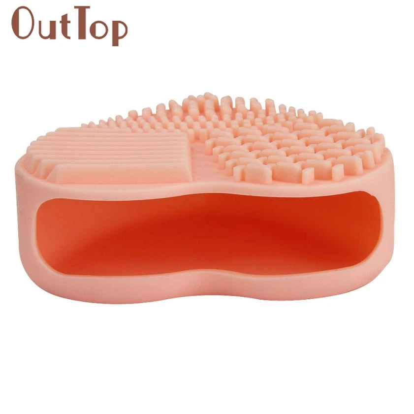 1 шт. силиконовые модные перчатки для чистки в форме сердца макияж щетка мытья