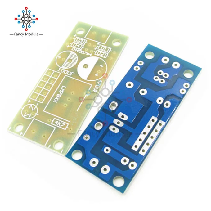 10 шт. LM78XX LM7805 LM7812 L78XX PCB регулятор фиксированного напряжения прототип печатной платы Быстрая отправка