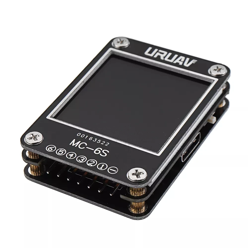 URUAV MC-6S 1-6S Lipo батарея проверки напряжения приемник сигнала тестер для проверки s-шины PPM ШИМ и DSM спутниковый приемник