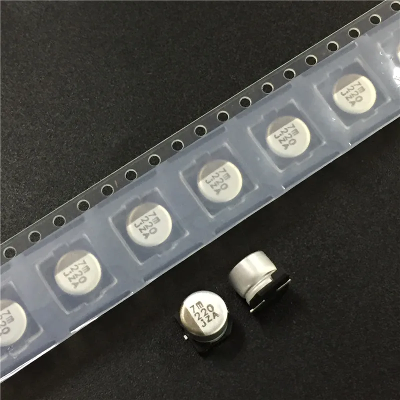 100 шт. 220 мкФ 6 3 В NIPPON NCC MZA серия 3x6 1 мм 6.3V220uF низкое сопротивление SMD алюминиевый