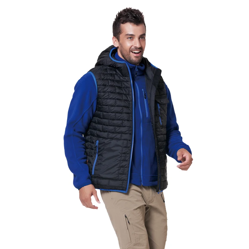 2020 Новое Поступление Жилет Мужской Стеганый Жилетка Мужская С Капюшоном Зимняя