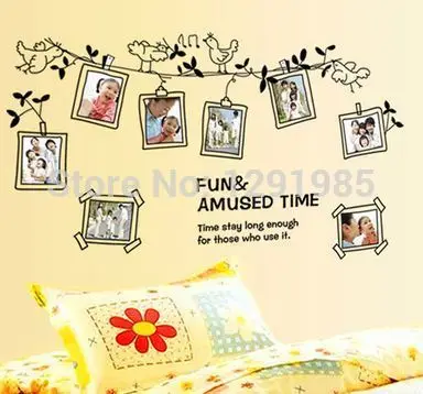 Фоторамка красивая забавная фоторамка настенное дерево наклейки для