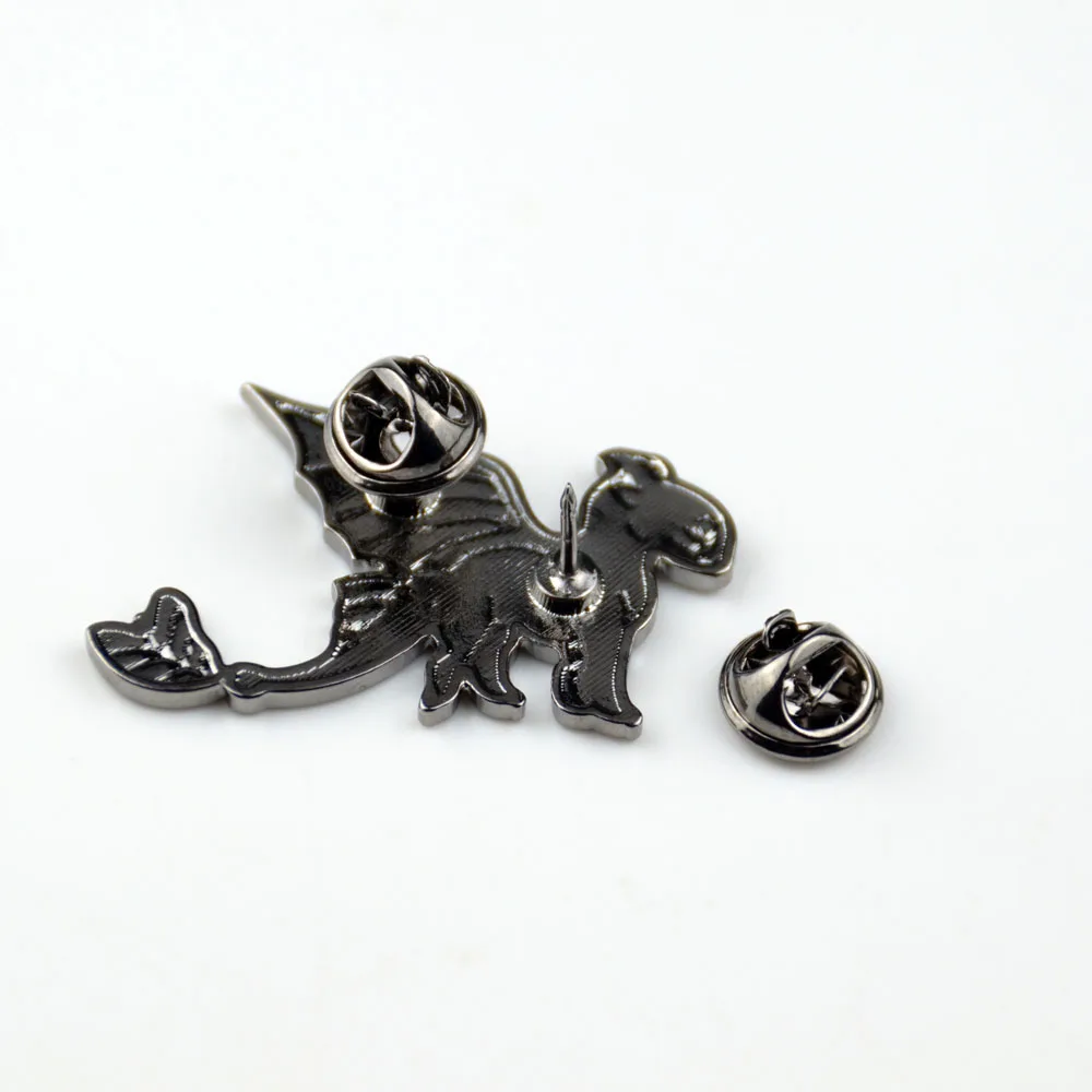 Как приручить воротник дракона эмалированный значок рубашка рюкзак булавка