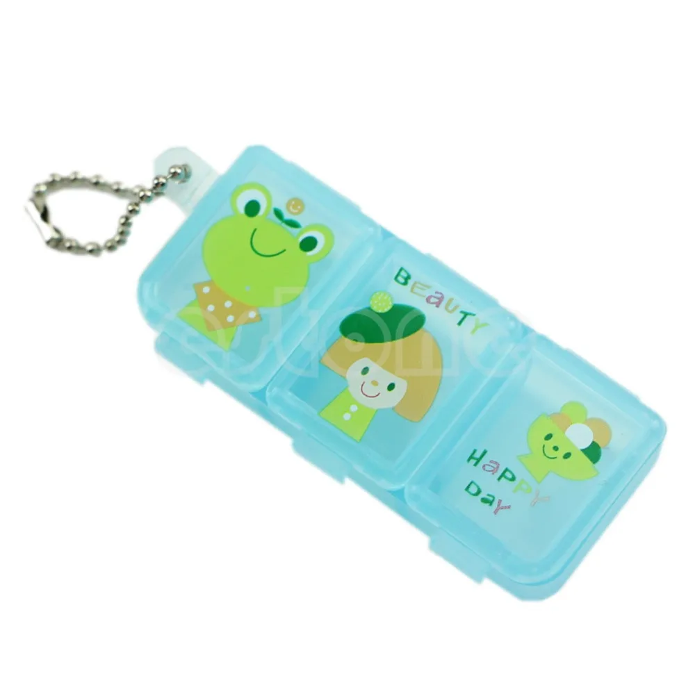 В продаже дорожный 3 отсека коробка для таблеток Медицина держатель планшета