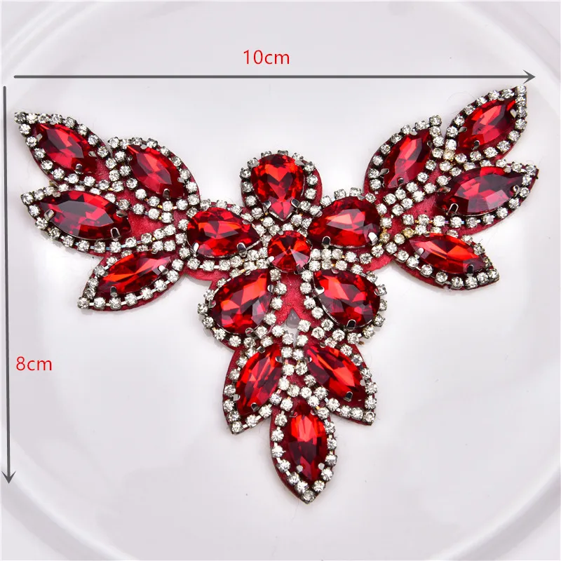 07 2pcs/Lot mix Crystal Rhinestone Applique Flatback Sew On Claw Rhinestone pearl For Wedding Dress Decoration Belt Shoes Clothing - Цвет: 07