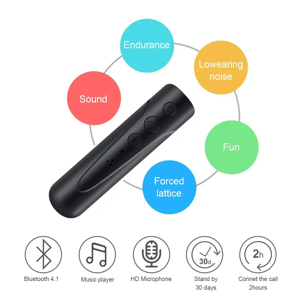 Автомобильный Bluetooth музыкальный приемник 3 5 мм потоковая передача A2DP