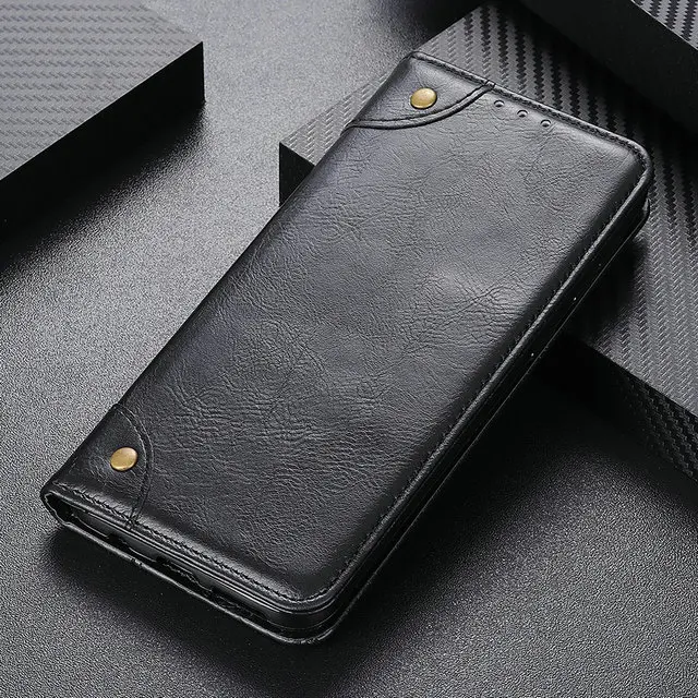 Черный Для huawei P Smart Z чехол huawei P Smart Z откидная крышка роскошный Магнитный кошелек ретро Etui для huawei P Smart Z Чехол Броня - Цвет: Черный