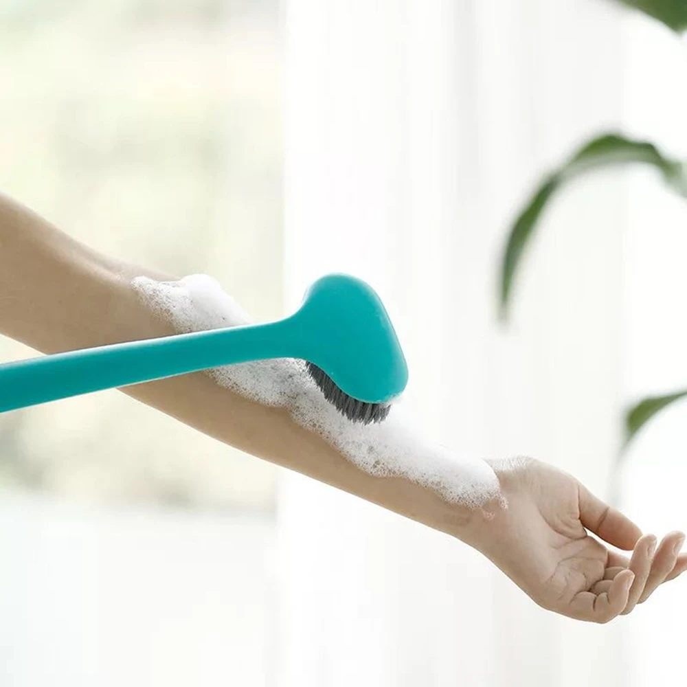 

Bath Brush Long Handle Scrubber Bath Brush Long Handle Soft Hair Rub Back Shower Brush Remove The Horny Massage Brush