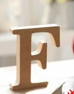 Сливовый 1 шт. DIY домашний декор деревянная буква 26 дерево Английский алфавит свадебное украшение DIY ручной работы украшения ремесла аксессуары - Цвет: Сливовый
