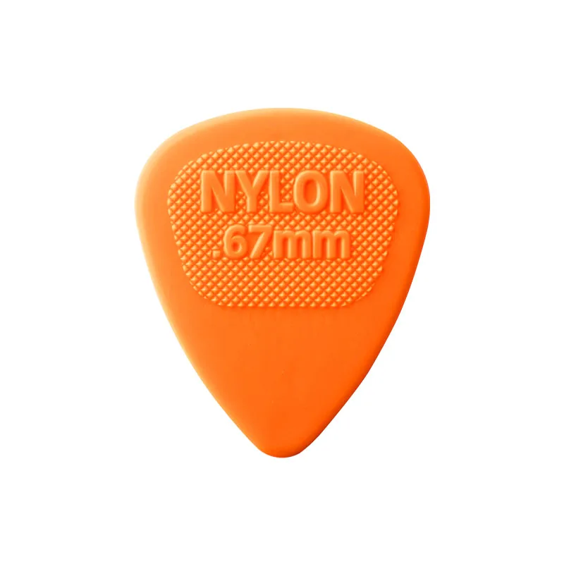 1pc 0.67mm Dunlop красочные медиаторы бас посредника акустической гитары аксессуары классические нейлоновые медиаторы для гитары 0,53/0,67/0,94/1,07/1,14 мм - Цвет: 1pc 0.67mm