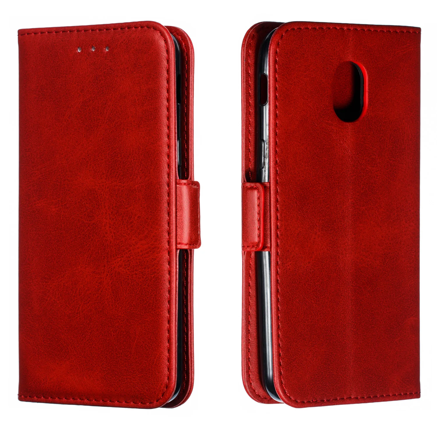 redi Чехол-книжка в стиле ретро для samsung Galaxy J3, J4, J6, J7, J8, J2,,, J4 Plus, J530, Магнитный чехол-бумажник с подставкой и отделением для карт, противоударный чехол - Цвет: redi