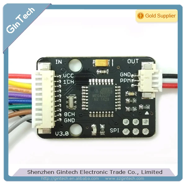 1 шт. Плата декодера Ppm apm v3.0 pixhawk px4 ppz mwc ppm энкодер MEGA328P encoder ppm encoder boardencoder decoder | Запасные части -32224323601