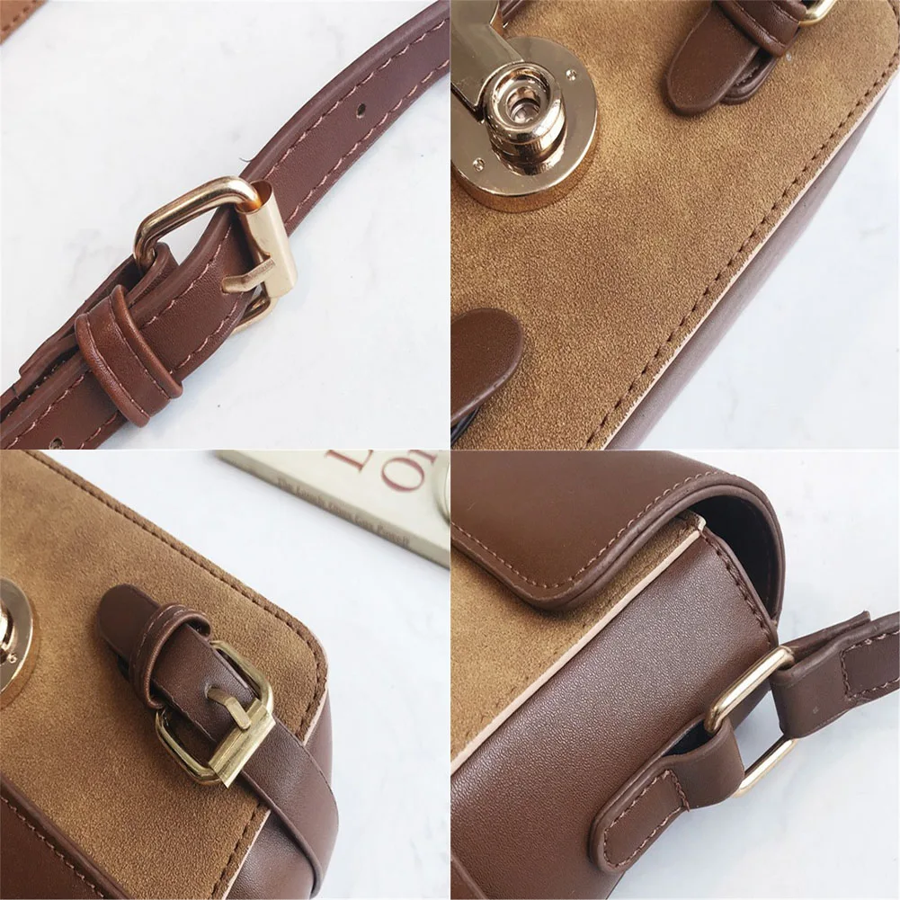 SFG дом нубук сумка Роскошные Сумки Винтаж золотой пряжкой небольшой Crossbody сумки