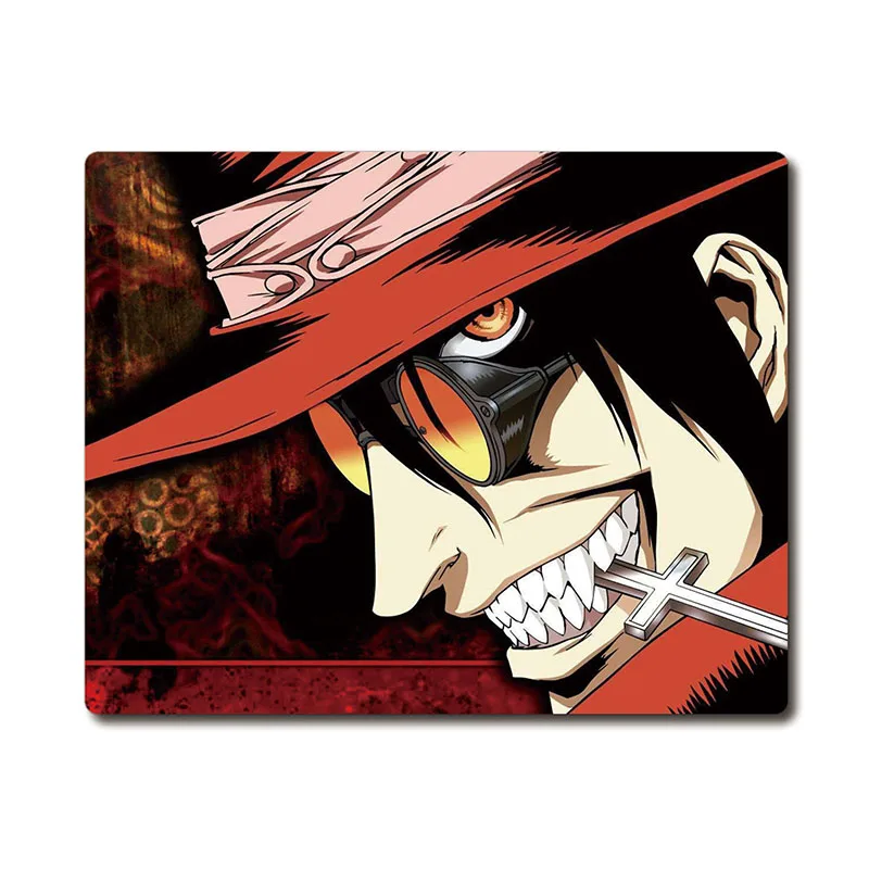 Алукард кусает крест вампира CG из аниме Hellsing Печатный тяжелый Плетеный