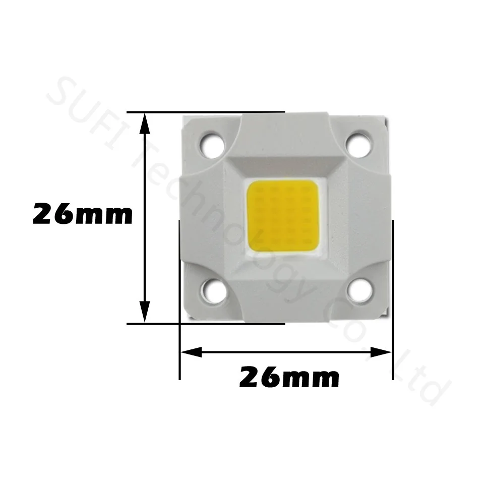 Warm White Светодиодный чип COB 10 Вт, 20 Вт, 30 Вт, 50 Вт, 100 Вт, AC220V белый Теплый чистый белый для 10 20 30 50 100 Вт светодиодный прожектор - Испускаемый цвет: Warm White